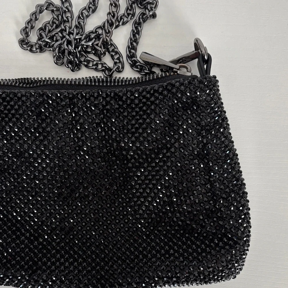 Simply Vera Vera Wang Black Beaded Clutch - Picture 4 of 8